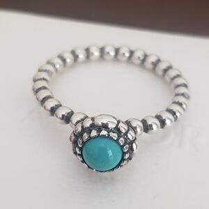 Pandora Turquoise Beaded Ring